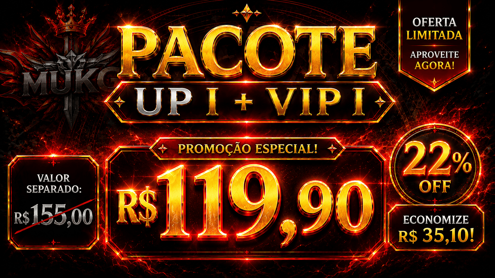 Pacote UPE I + VIP I